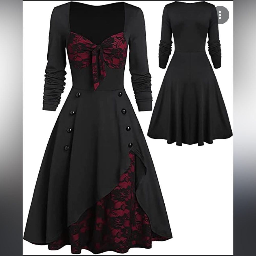 Vintage Victorian Gothic Dress